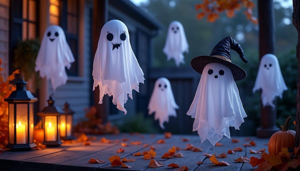 discover unique halloween ghost decorations that balance perfectly between adorable and spooky, making your home festive and fun for all ages.
