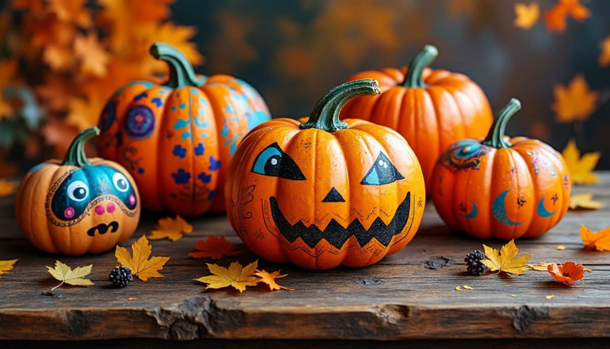 discover creative halloween pumpkin painting ideas that avoid the mess of carving. easy diy tips for festive, mess-free decorations everyone will love.