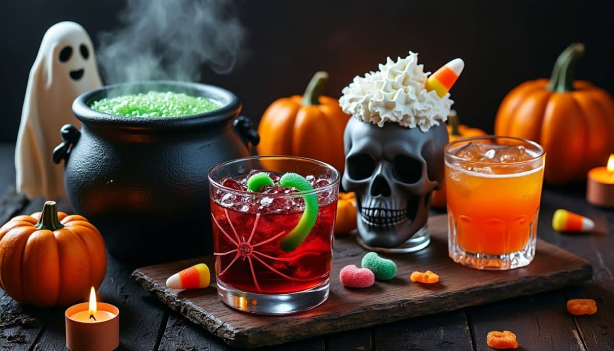 discover spine-chilling halloween themed drinks that bring a spooky twist to your party. enjoy creative cocktails and festive sips perfect for any ghostly gathering!