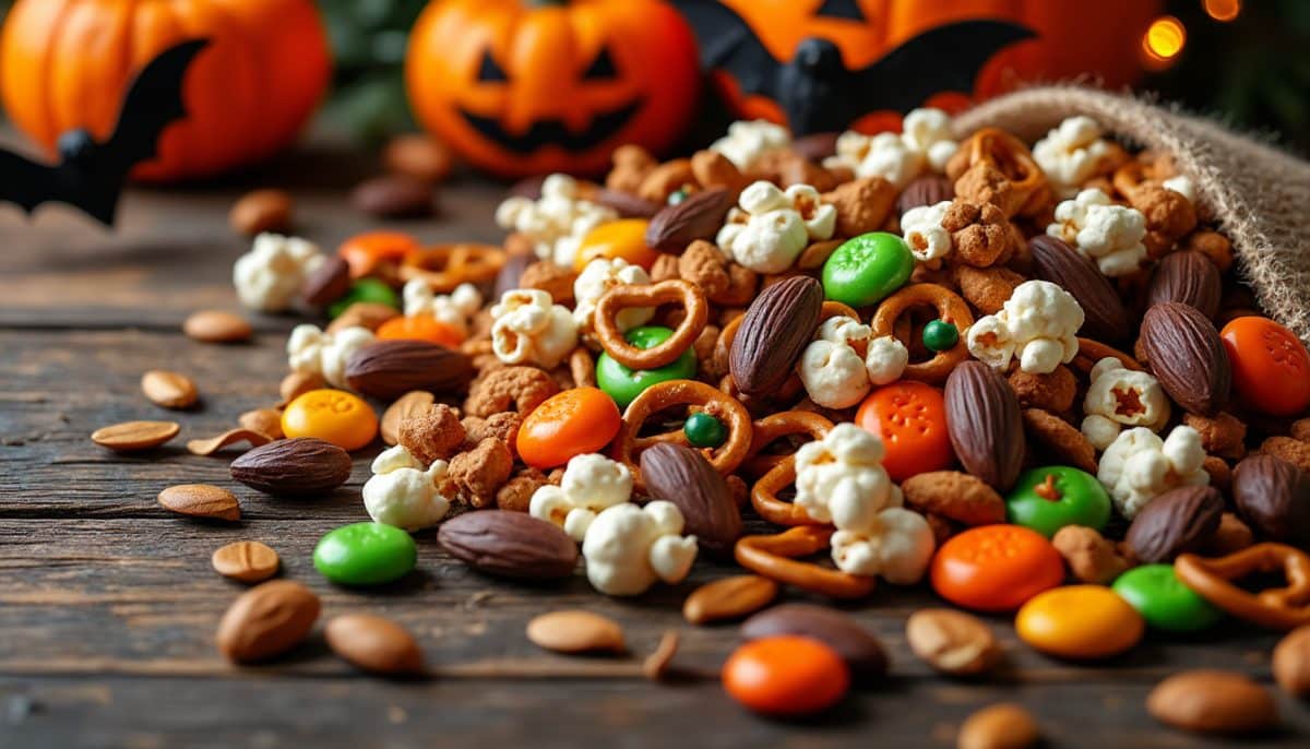 discover the ultimate halloween trail mix recipe that perfectly blends sweet and salty flavors. quick, easy, and festive—ideal for spooky parties or snacking on the go!