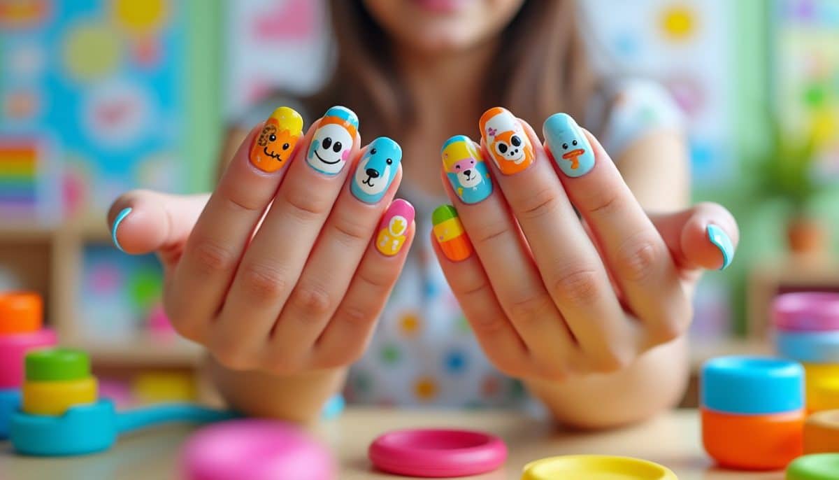 discover fun and creative nail designs perfect for preschool teachers! these kid-approved styles are colorful, playful, and sure to brighten up your classroom. find inspiration for nails that both you and your students will love.