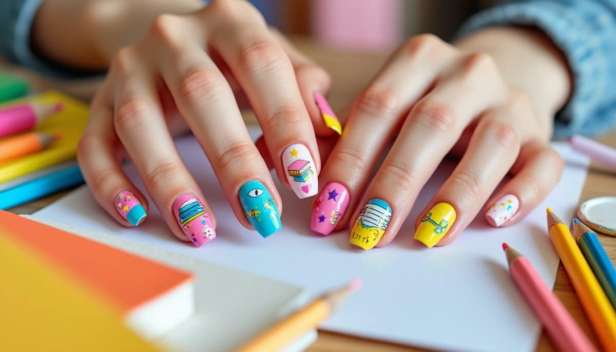 discover stylish and creative school acrylic nail designs perfect for students. explore simple, trendy, and easy-to-maintain ideas to keep your nails looking great all semester long.