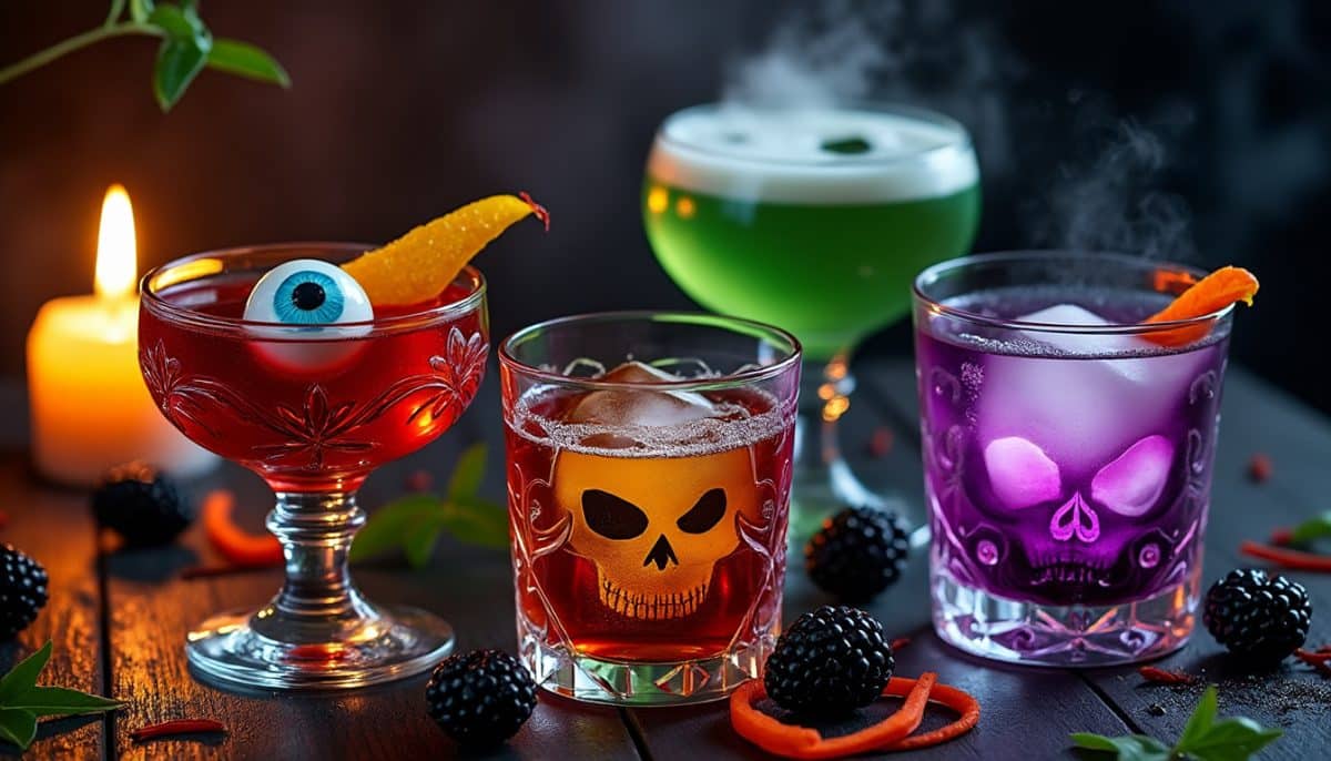 discover spooky alcoholic drinks that look terrifying but taste amazing. perfect for your halloween party, these creepy cocktails will thrill your guests with their frightful looks and delicious flavors.