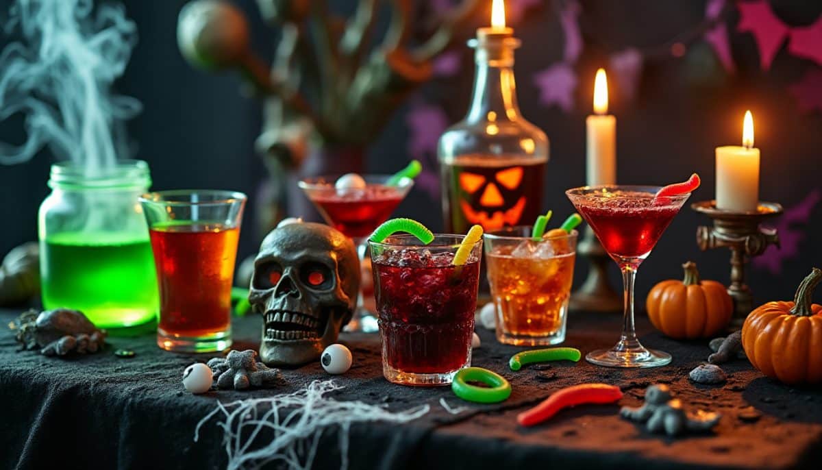 discover spine-chilling and delicious spooky drinks to make your halloween party unforgettable. from creepy cocktails to ghoulish mocktails, these recipes will thrill your guests and create legendary memories.
