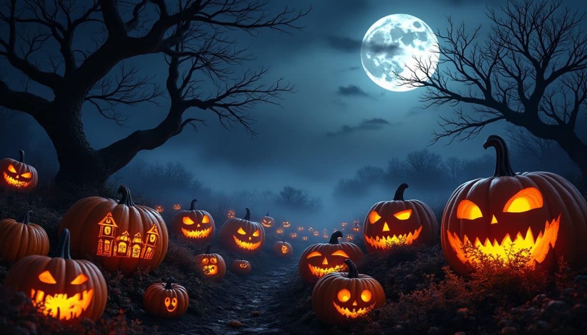 discover creative spooky pumpkin painting ideas that are both fun and just creepy enough to thrill your halloween guests. perfect for diy enthusiasts looking for unique decorations!