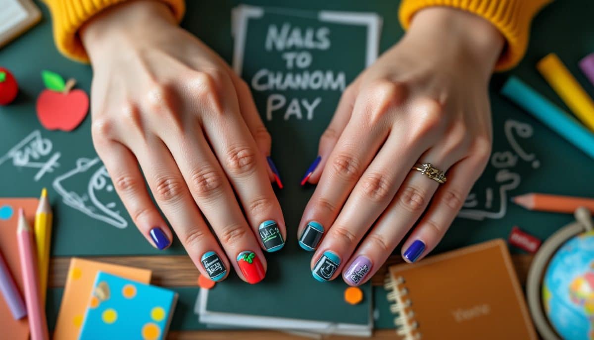 discover creative and professional back-to-school nail designs perfect for teachers! get inspired with ideas that are easy, stylish, and classroom-appropriate.