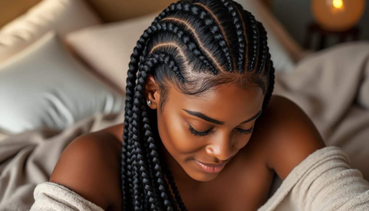 discover the best braiding pattern to protect your hair overnight. learn how this simple technique prevents breakage, reduces frizz, and keeps your hair healthy while you sleep.
