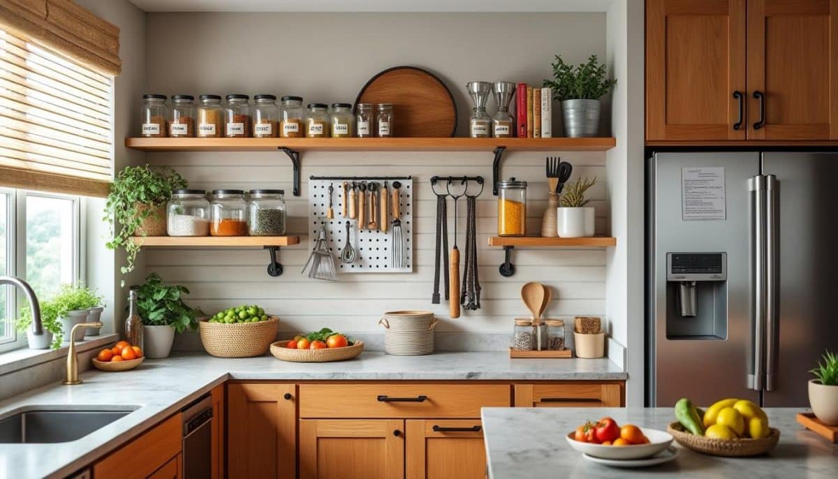 discover 12 affordable and creative diy kitchen organization ideas under $40. transform your space, reduce clutter, and enjoy a more functional kitchen with these easy solutions.
