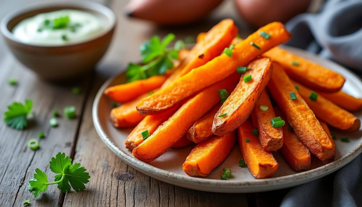enjoy crispy, delicious gluten-free sweet potato fries made easily in your air fryer. perfect for a healthy snack or side dish, this simple recipe delivers golden perfection every time.