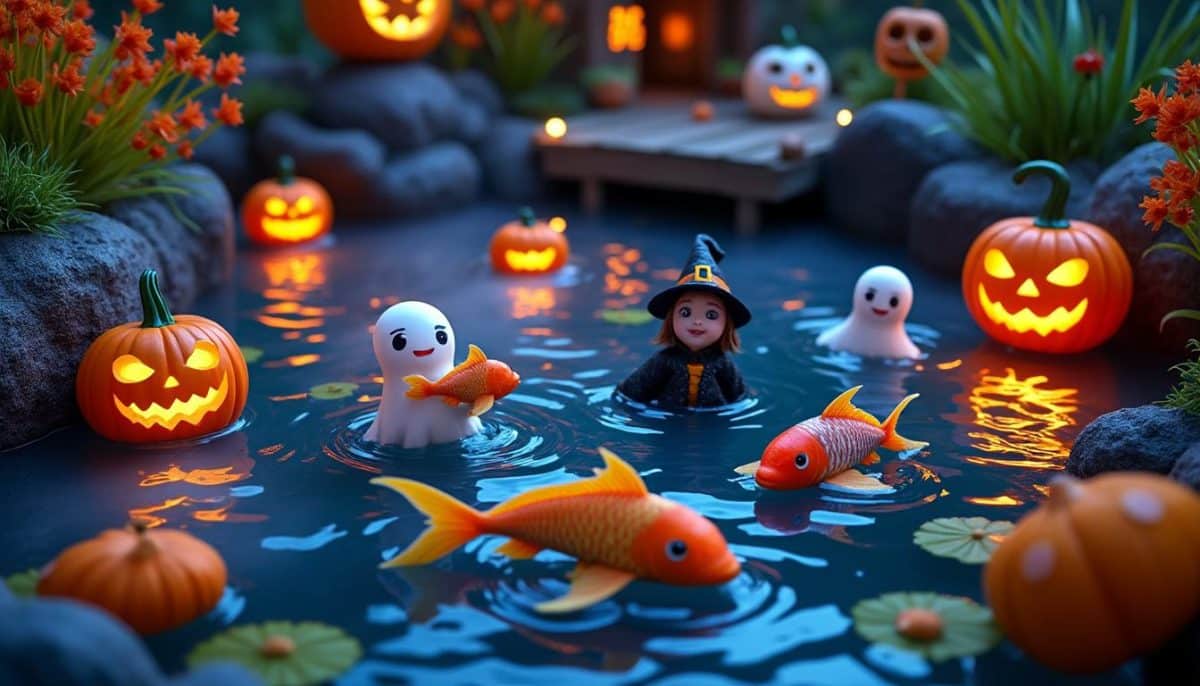 discover unique aquatic halloween pond decorations to transform your water garden into a spooky wonderland. find floating lights, eerie aquatic figurines, and creative décor ideas for a hauntingly beautiful pond display.