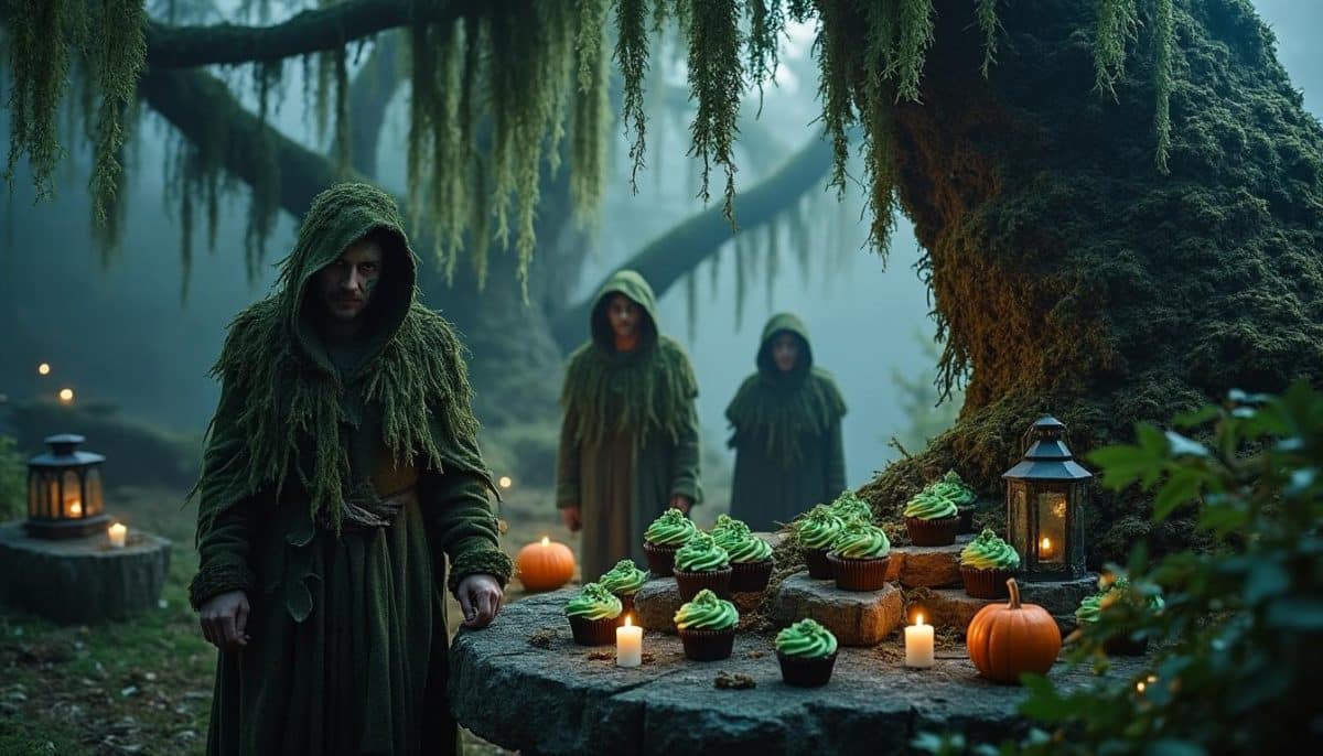 shop spooky artificial moss halloween decor, including realistic spanish moss and faux lichen. perfect for haunted house displays, crafts, and halloween party decorations.