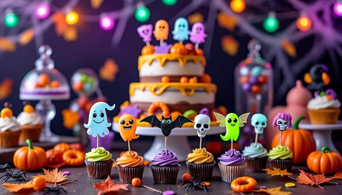 shop our assorted halloween cake picks and toppers sets to add spooky charm to your party treats. perfect for cupcakes, cakes, and festive halloween desserts!
