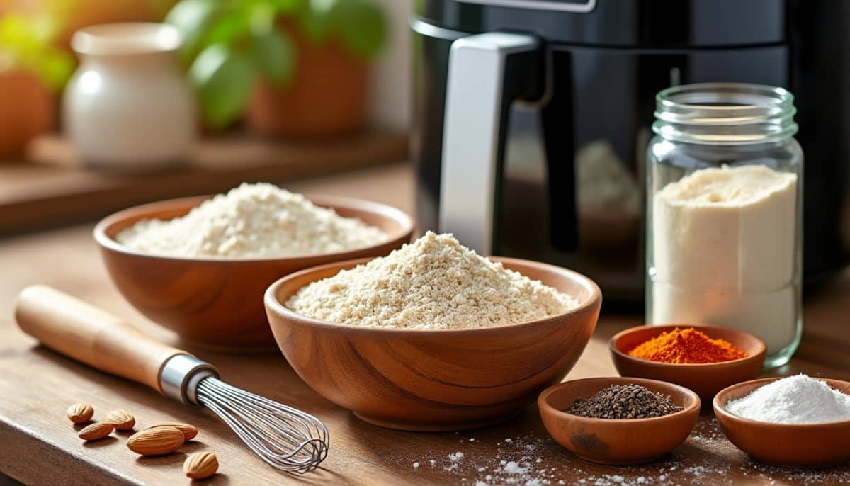 discover the ultimate gluten-free air fryer coating mix recipe. achieve crispy, flavorful results every time with this easy, healthy, and allergy-friendly coating perfect for chicken, vegetables, and more.