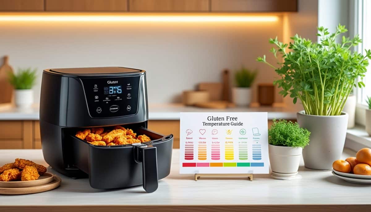 discover the optimal air fryer temperatures for perfect gluten-free dishes! this comprehensive guide makes cooking your favorite gluten-free meals easy, crispy, and delicious every time.