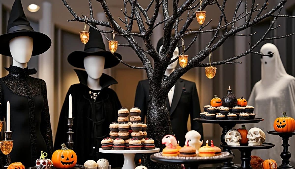 elevate your spooky decor with our black and glittery halloween decorative branches. perfect for centerpieces, vases, or haunted displays, these shimmering branches add a touch of glamour and mystery to any halloween setting.