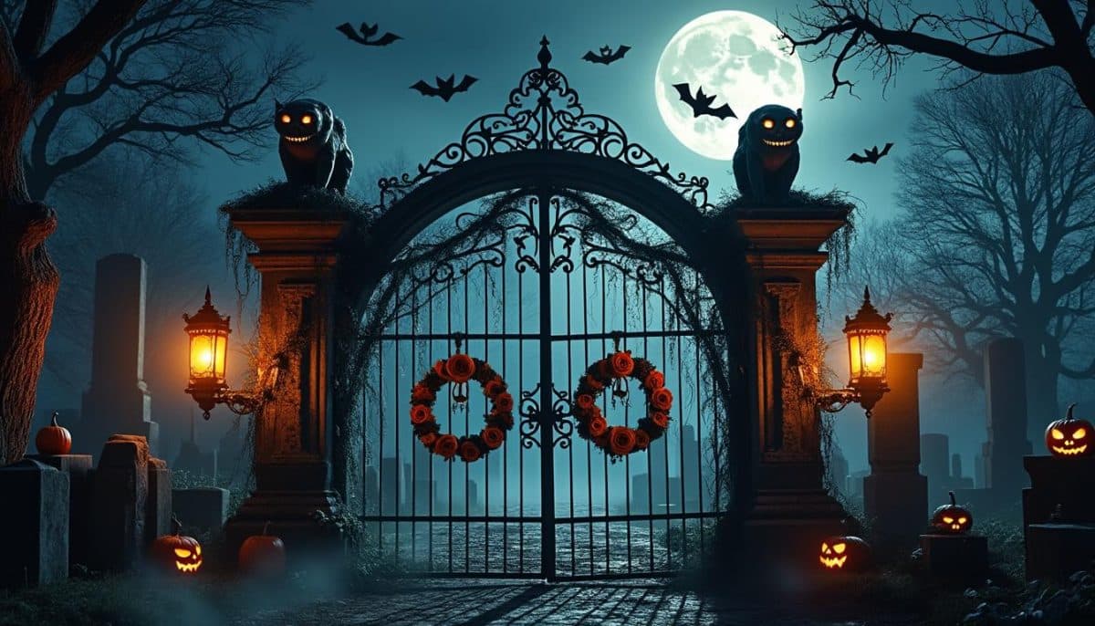discover creative and spooky cemetery gate ideas for your halloween entrance. transform your home with eerie decorations and diy tips to welcome trick-or-treaters in haunting style.
