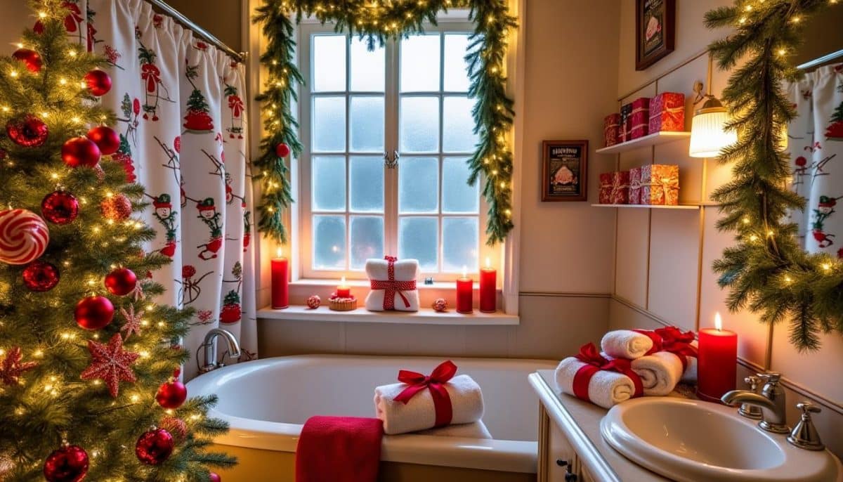 discover unique and unexpected christmas bathroom decor ideas to bring festive cheer to every corner of your home. transform your bathroom with creative, easy-to-do holiday decorations you’ve never thought of before!
