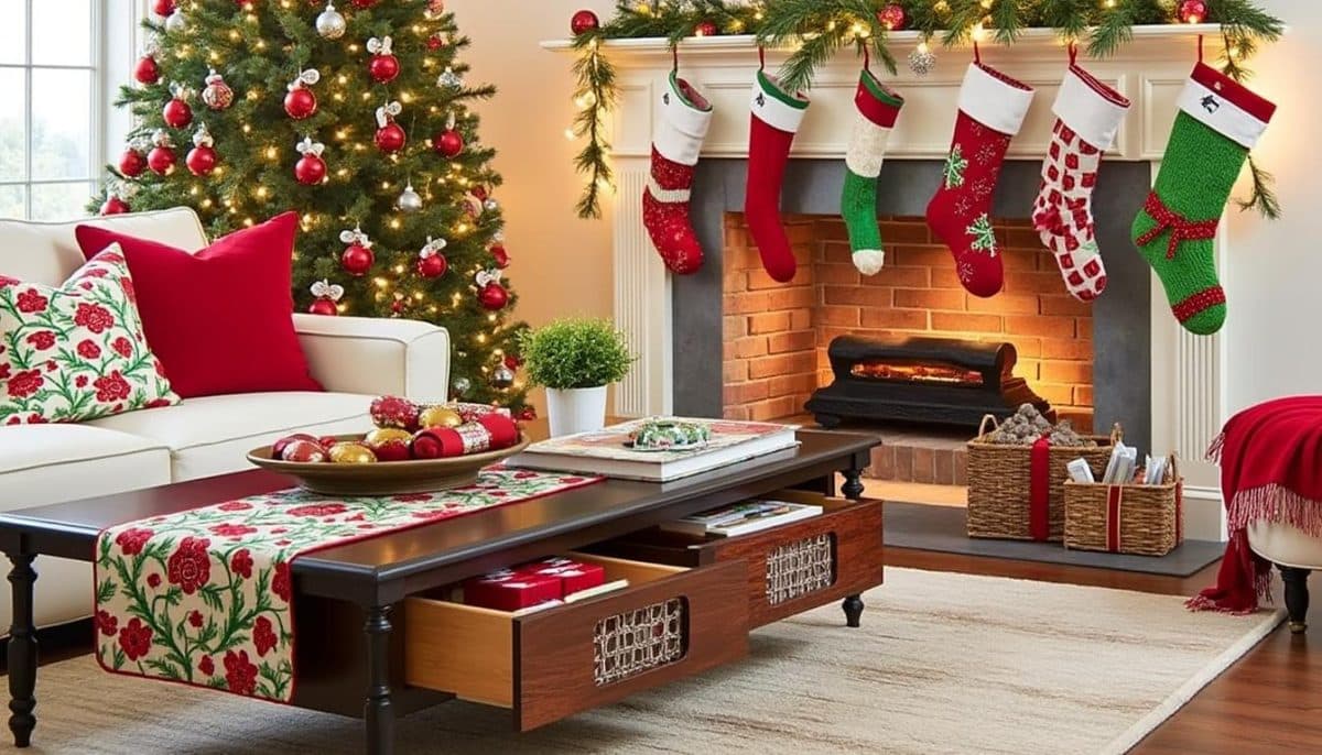 discover festive christmas decorations that not only add holiday cheer but also provide clever storage solutions for your home. combine style and function this season.