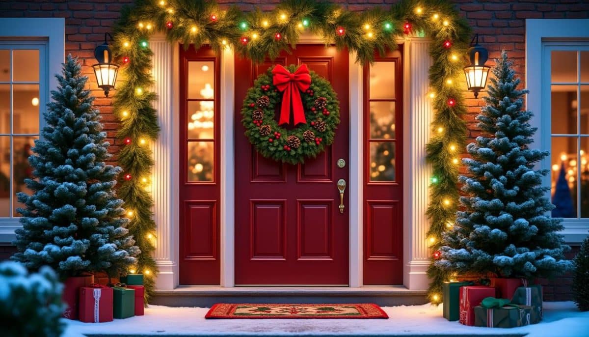 discover creative and stylish christmas door decorations that make a warm and festive first impression. explore ideas to welcome guests with holiday cheer and standout seasonal style.