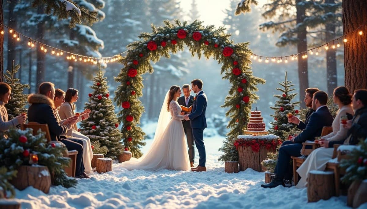 celebrate love and the magic of the holidays with these 5 inspiring ideas for a perfect christmas wedding. discover tips to blend romance and festive cheer for your special day.