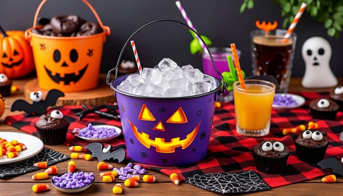 add a spooky touch to your party with decorative halloween ice buckets. perfect for chilling drinks and serving in style, these festive buckets bring halloween magic to your celebrations.