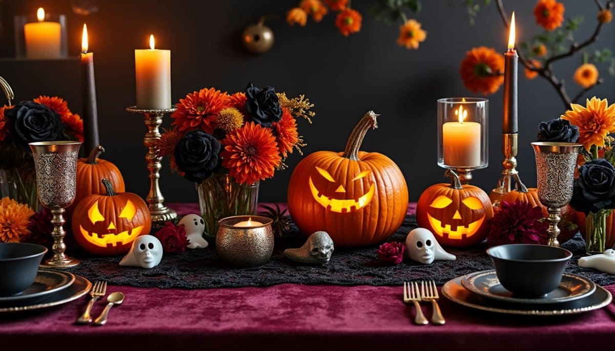 discover elegant halloween tablecloths and runners to elevate your spooky season decor. shop stylish, high-quality designs perfect for festive dinners and gatherings.