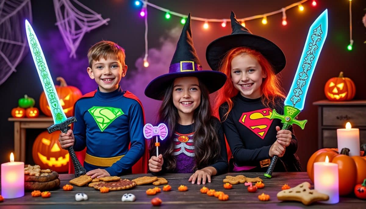 discover our collection of fake halloween swords and safe foam weapons, perfect for costumes and parties. lightweight, realistic, and safe for kids and adults alike. complete your spooky look with worry-free fun!