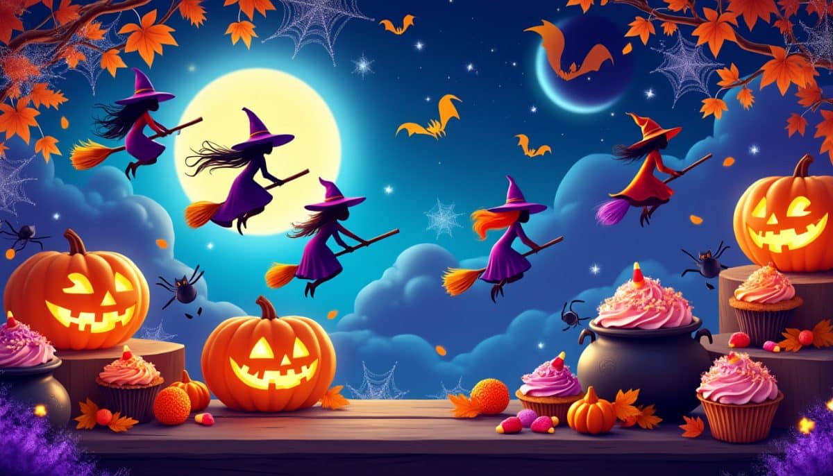 discover our flying halloween witches decorations with easy installation. perfect for spooky parties and quick setup. transform your space effortlessly this halloween!