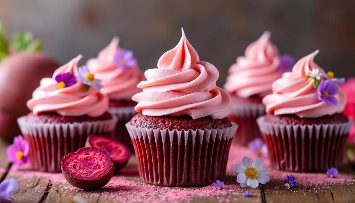 discover gluten-free beet powder pink velvet cupcakes made with natural color. enjoy a delicious, healthy treat that’s perfect for any occasion, free from artificial dyes and gluten.