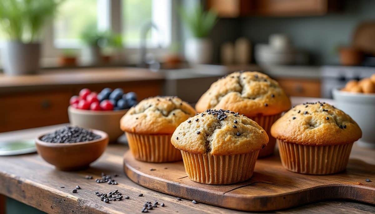 discover delicious gluten-free chia seed flour muffins packed with omega-3s! perfect for a healthy breakfast or snack, these moist muffins are easy to make and full of nutritious goodness.