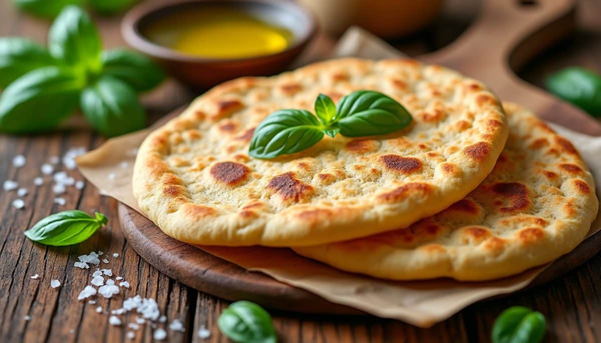 discover a delicious gluten-free chickpea flour flatbread, packed with protein and perfect as a high-protein base for your favorite toppings. easy to make, nourishing, and ideal for healthy meals or snacks.