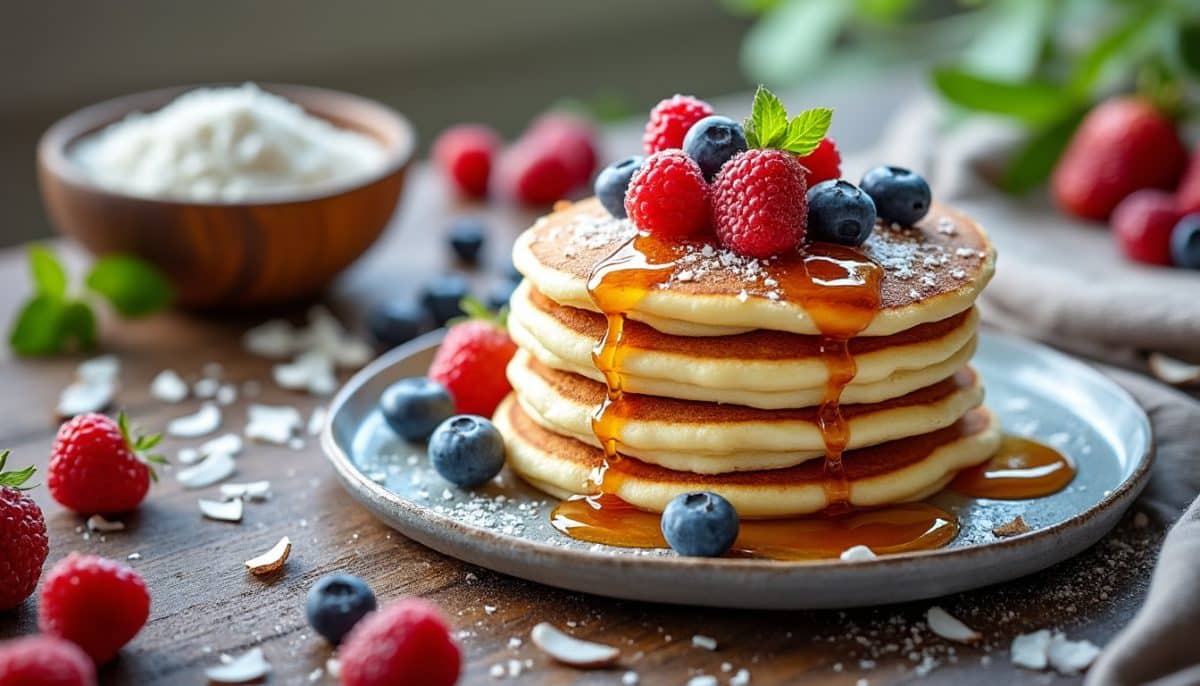 discover the best gluten-free coconut flour pancakes—fluffy, delicious, and made without eggs! perfect for a healthy, allergy-friendly breakfast everyone will love.
