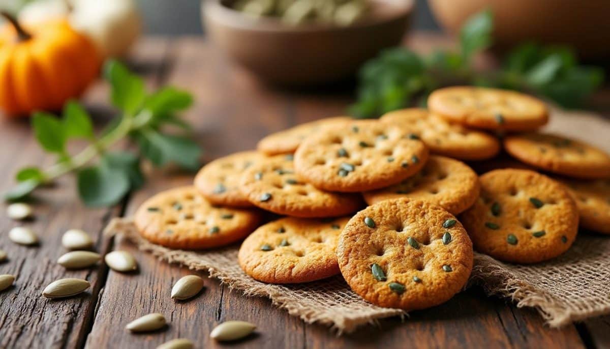 discover our delicious gluten-free pumpkin seed flour crackers – a crunchy and wholesome snack perfect for healthy eating. enjoy a tasty option packed with nutrition and free from gluten.