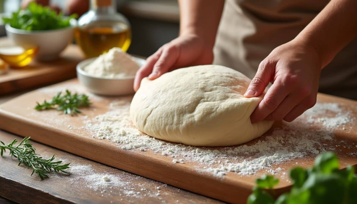 discover a gluten-free rice flour pizza dough recipe that's both stretchy and chewy. perfect for making delicious, allergy-friendly homemade pizzas everyone will love!
