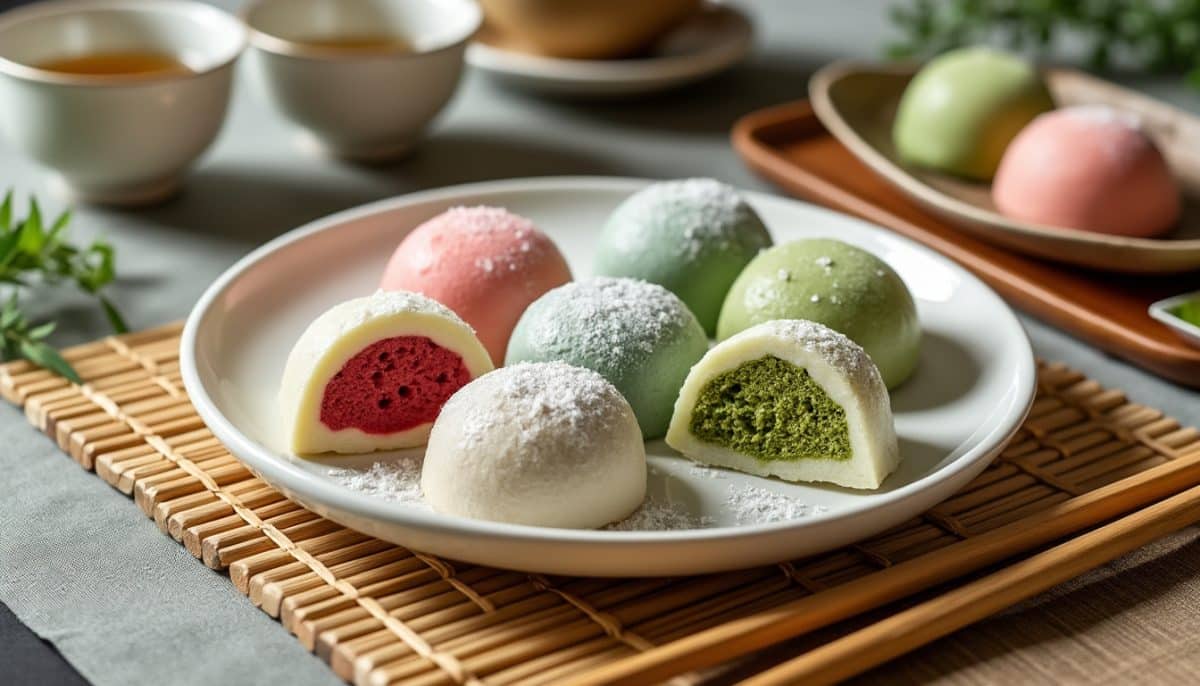 discover delicious gluten-free sweet rice flour mochi, the classic chewy japanese treat perfect for snacking or dessert. enjoy these soft, tasty bites made with simple ingredients!