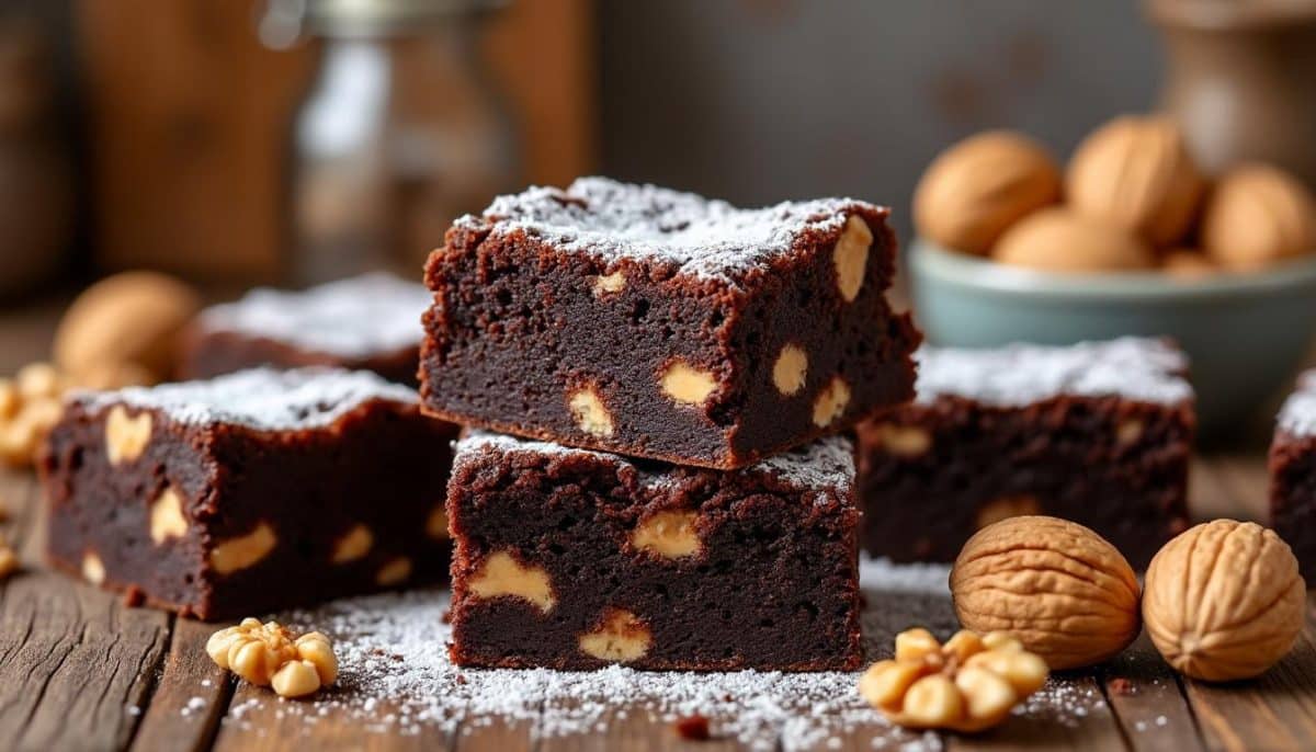 indulge in delicious gluten-free walnut flour brownies with a rich, nutty flavor. perfect for dessert lovers seeking a healthy and satisfying treat. easy, wholesome, and packed with natural walnut goodness.