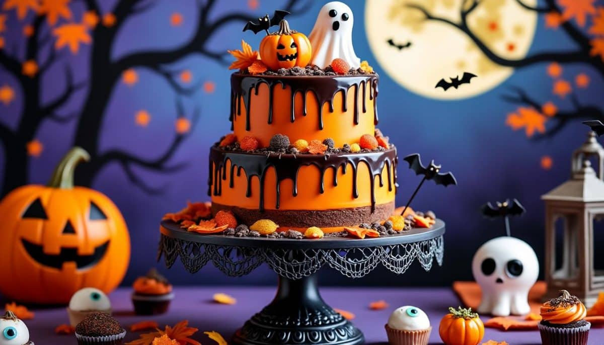 showcase your spooky treats in style with our halloween cake dome display stand. perfect for parties, this elegant stand keeps your cakes fresh while adding a festive touch to your table décor.