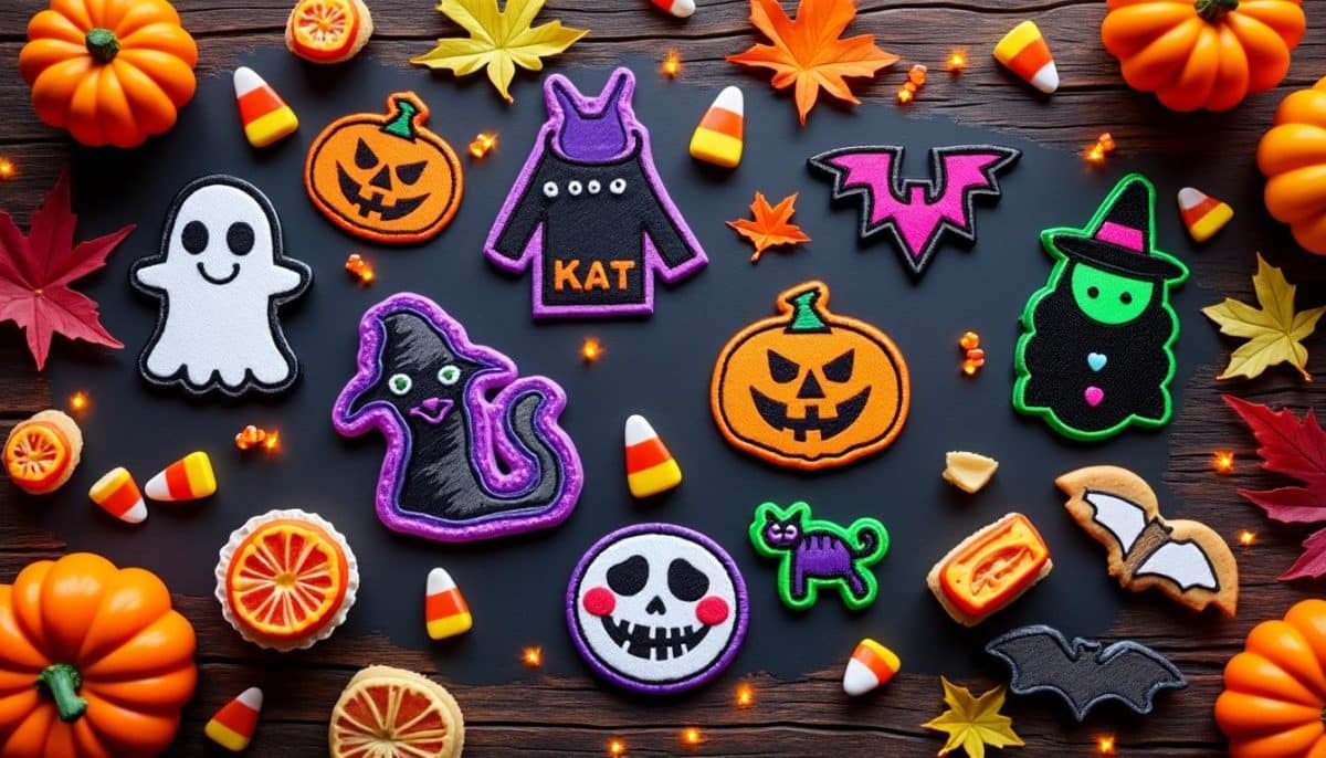 discover spooky and fun halloween iron-on patches! perfect for customizing costumes, clothes, or accessories. easy to apply and great for personalizing your festive look.