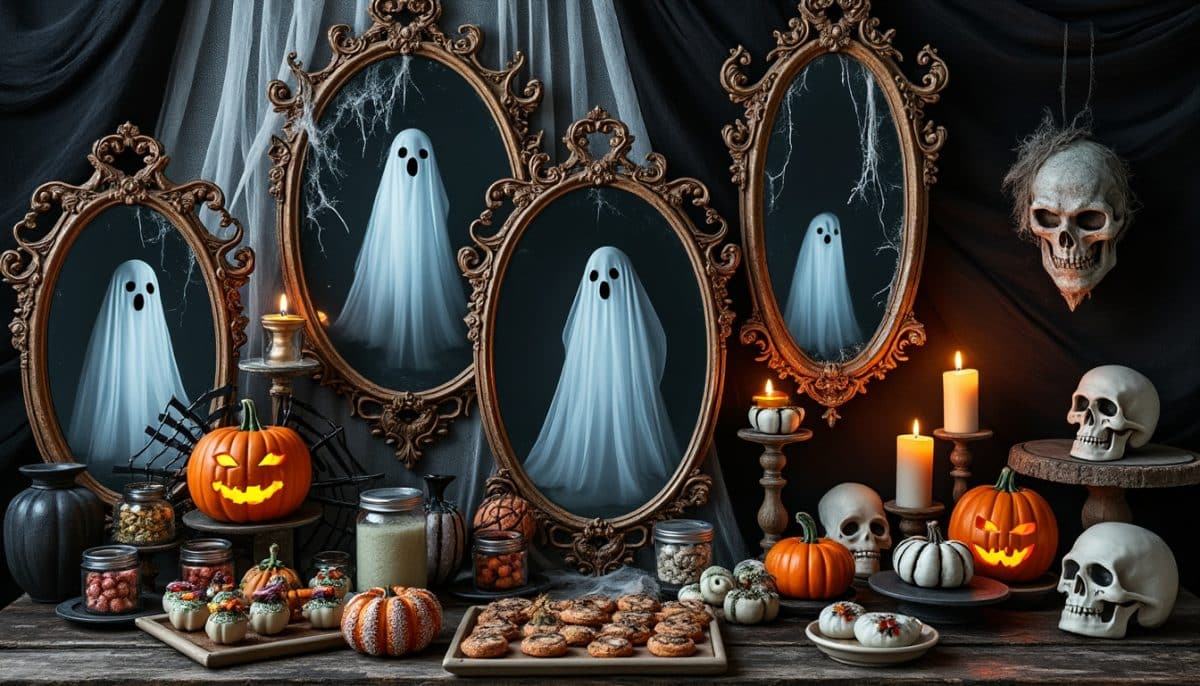 shop our halloween mirrors and frames with aged effects for a spooky twist to your décor. perfect for haunted houses or festive parties, these pieces add vintage charm and eerie ambiance to any space.