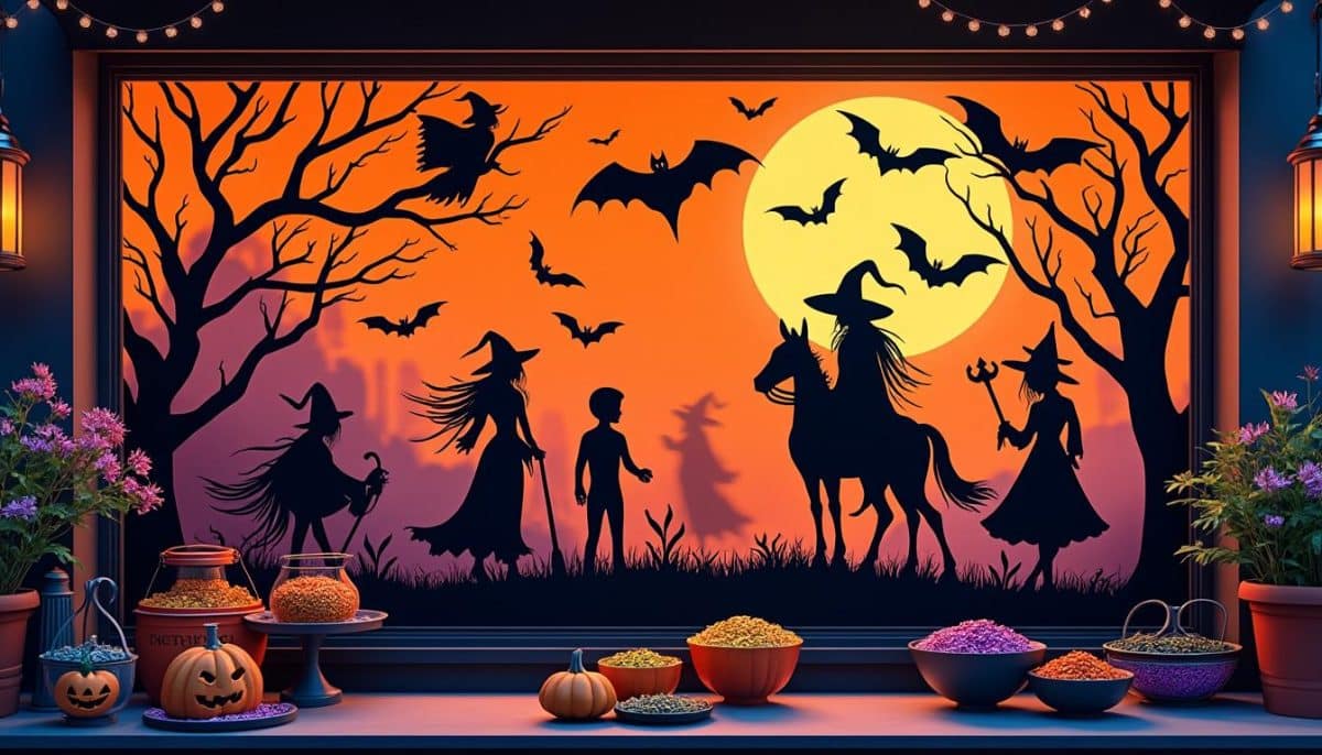 discover creative halloween window silhouettes made from cardboard and vinyl to transform your home décor. easy diy ideas and tips for a spooky and festive halloween display!