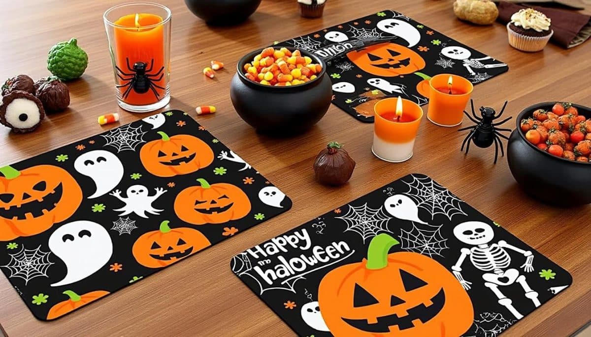 shop our individual washable halloween placemats—perfect for adding festive flair to your table. durable, easy to clean, and ideal for spooky celebrations!