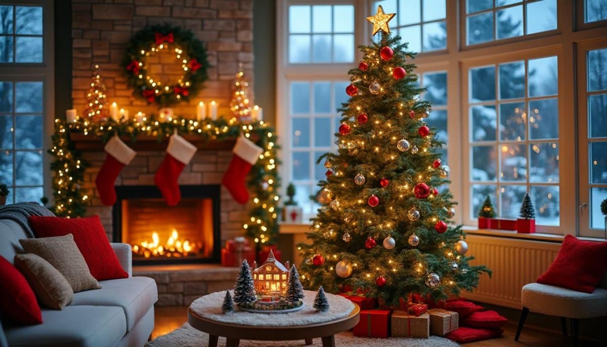 discover inspiring living room christmas decor ideas that will completely transform your space into a festive and cozy holiday retreat. elevate your home with stunning decorations and make this holiday season unforgettable.