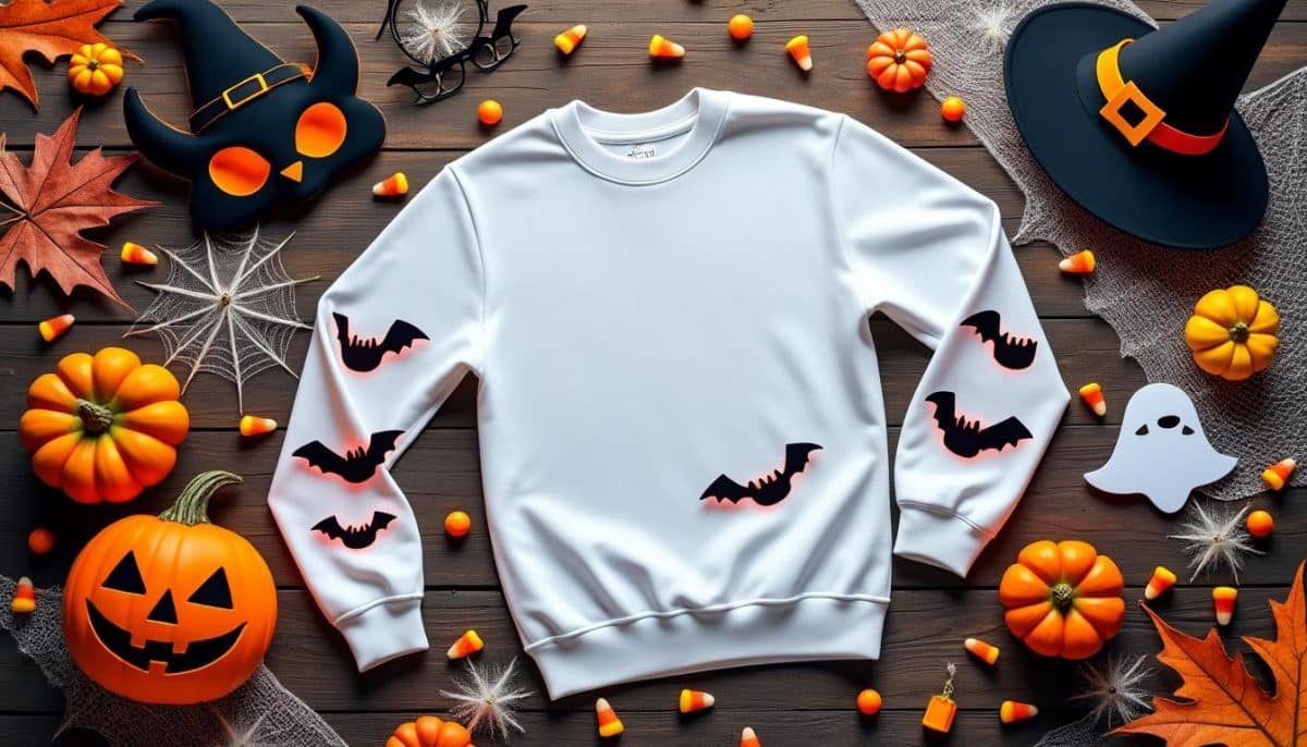 customize your halloween style with plain sweatshirts, perfect for unique and creative designs. ideal as a base for diy halloween outfits or personalized group themes.