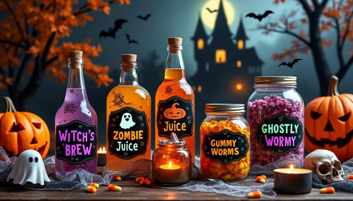 explore our collection of printable halloween labels for jars and bottles, perfect for spooky party decorations and diy potion crafts. download and print instantly for easy halloween fun!