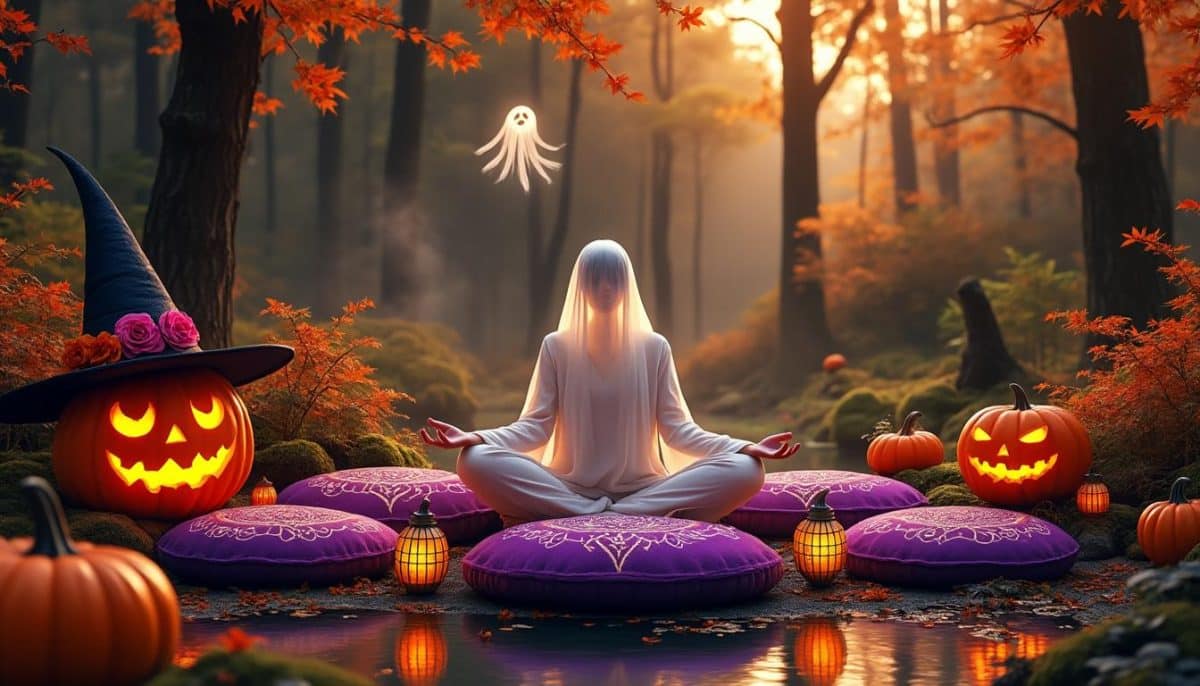 experience a relaxing halloween with soothing meditation and calming nature sounds. perfect for stress relief, sleep, or peaceful background ambiance during the spooky season.