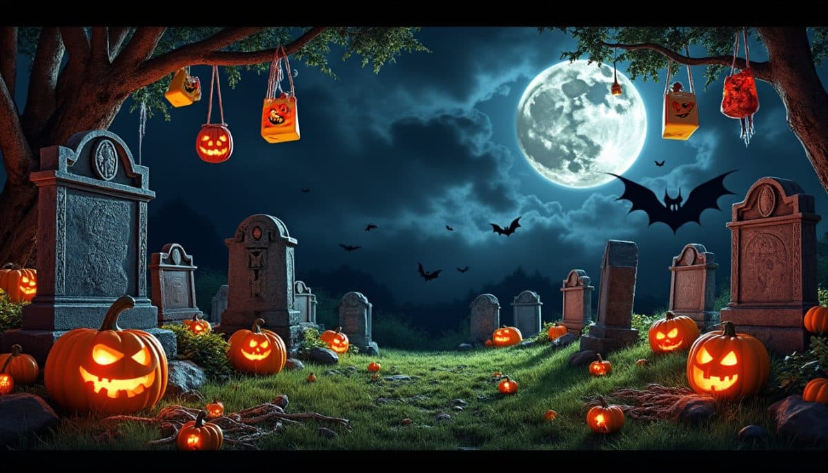 transform your yard into a spooky graveyard with realistic halloween tombstones and yard stakes. perfect for haunting decorations and setting the ultimate eerie scene this halloween!