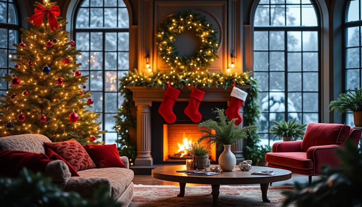 discover inspiring indoor christmas lights display ideas that will make your home sparkle and shine this festive season. brighten up every room with creative, twinkling decorations!