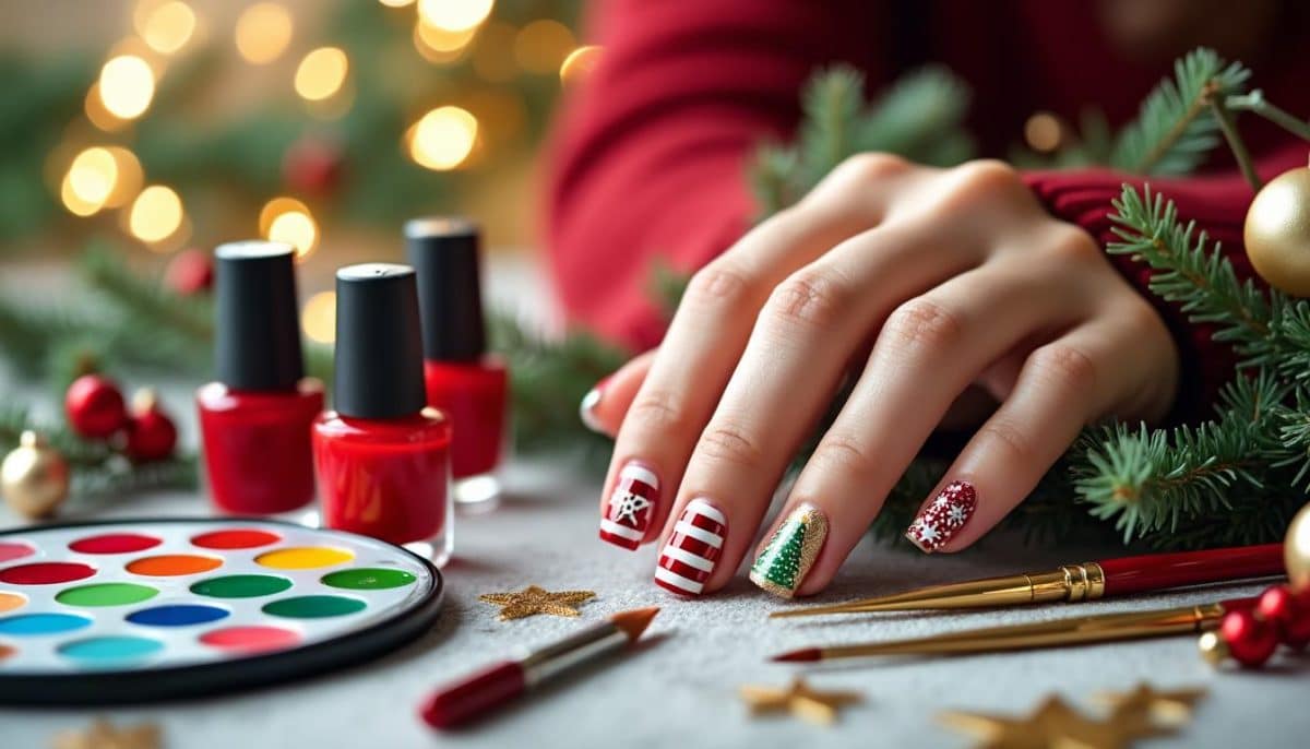 discover easy christmas nail art tutorials perfect for beginners. follow our step-by-step guides to create festive and beautiful nails this holiday season.