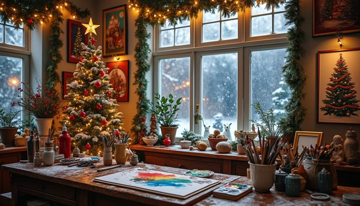 discover festive christmas paintings with step-by-step art projects perfect for all skill levels. bring holiday cheer to your home with beautiful and creative holiday artwork ideas.