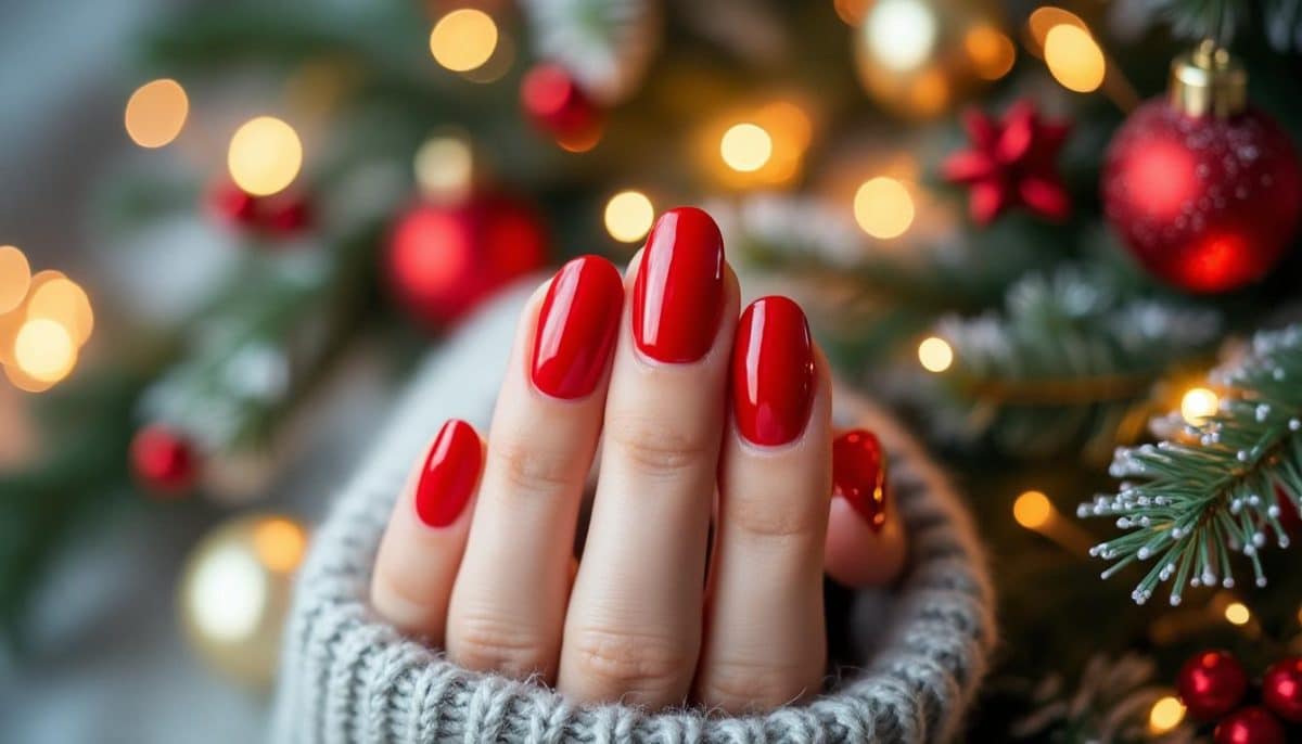 discover how to create stunning red christmas nails with our classic holiday manicure tutorial. perfect for adding festive cheer to your look this season!